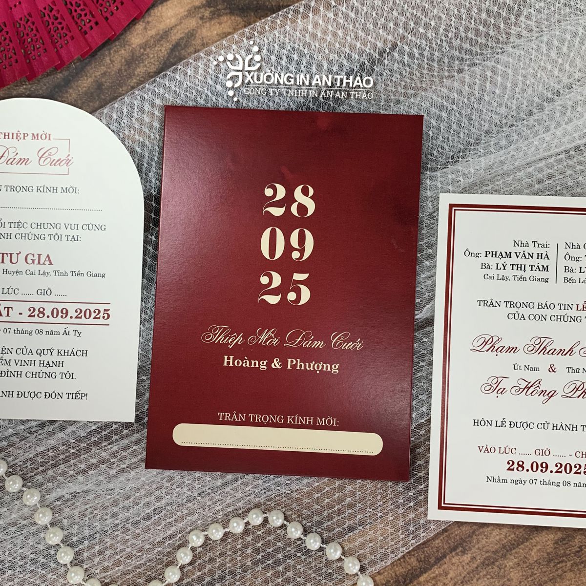 ATN06 - Thiệp Cưới Nhã Nhặn