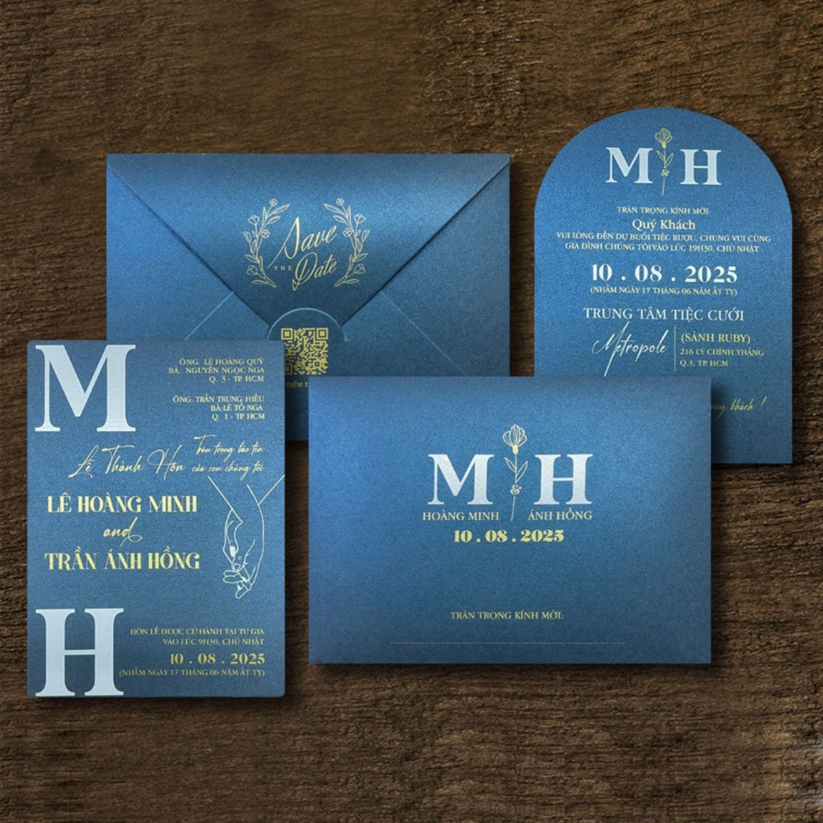 https://inanthao.com/Thiệp Cưới do Khách tự thiết kế - Nhũ Thơm 1 mặt