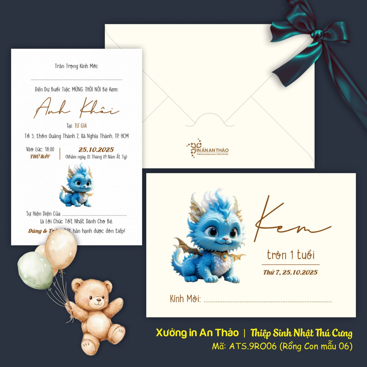 https://inanthao.com/[ATS.9RO06] Thiệp Sinh Nhật Rồng Con (Mẫu 06) - in từ 20 thiệp