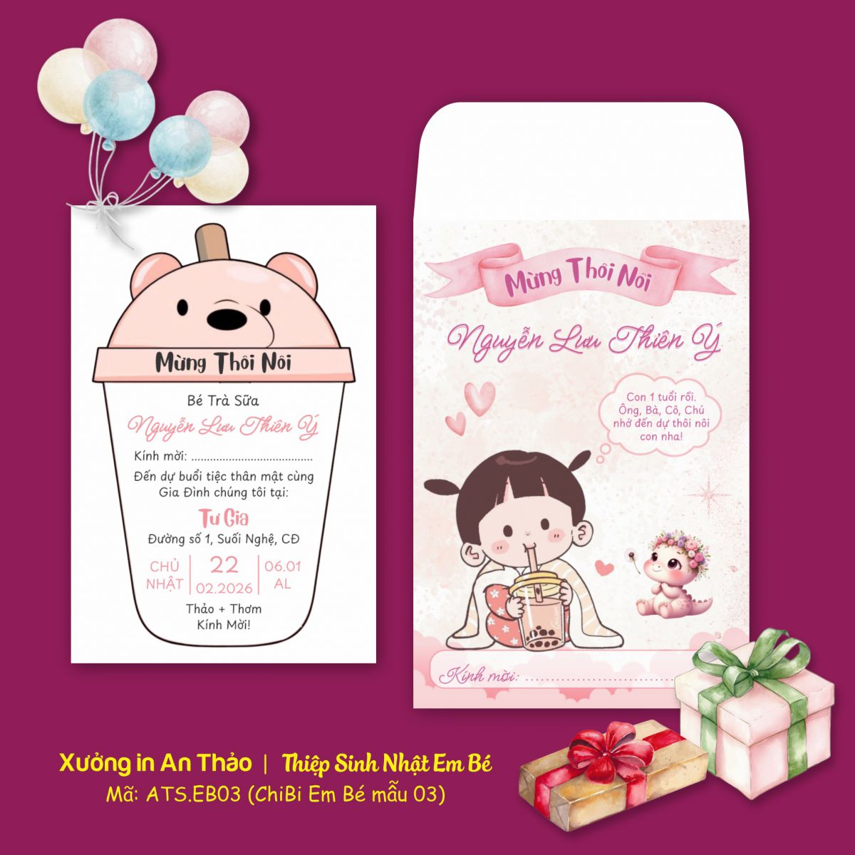 https://inanthao.com/[ATS.EB03] Thiệp Sinh Nhật Chibi Em Bé (Mẫu 03) - in từ 20 thiệp