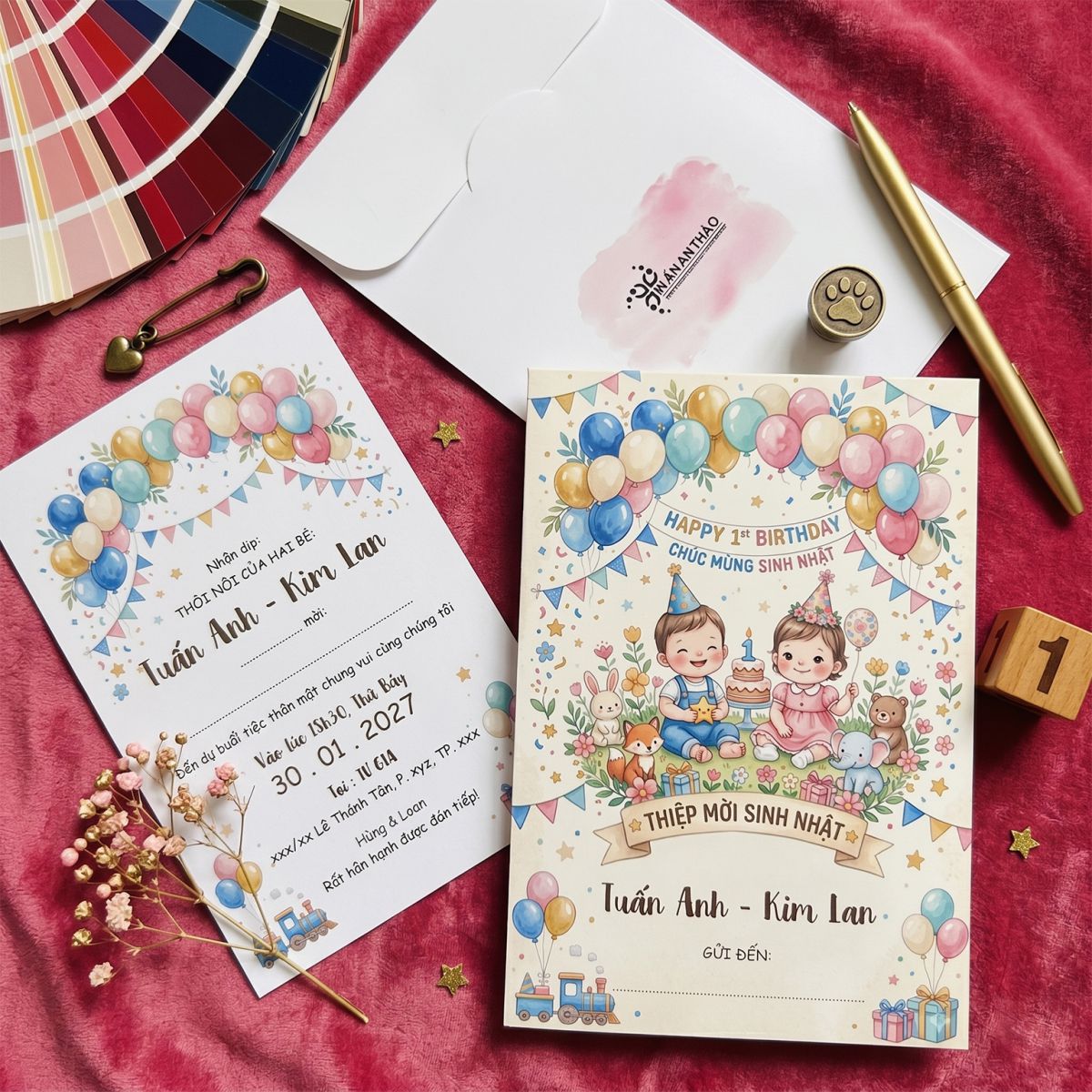 https://inanthao.com/[ATS.SD19] Thiệp Sinh Nhật SINH ĐÔI TRAI GÁI (Mẫu 19) - in từ 20 thiệp